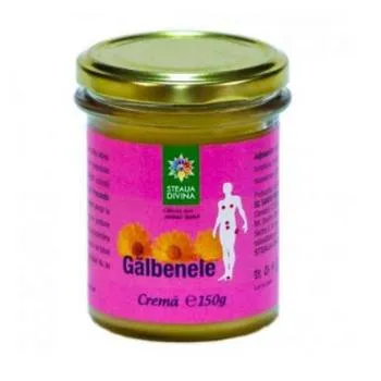 Crema naturala cu galbenele, 150g, Steaua Divina