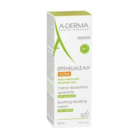 Crema reparatoare cu efect calmant Epitheliale A.H Ultra, 100 ml, A-Derma