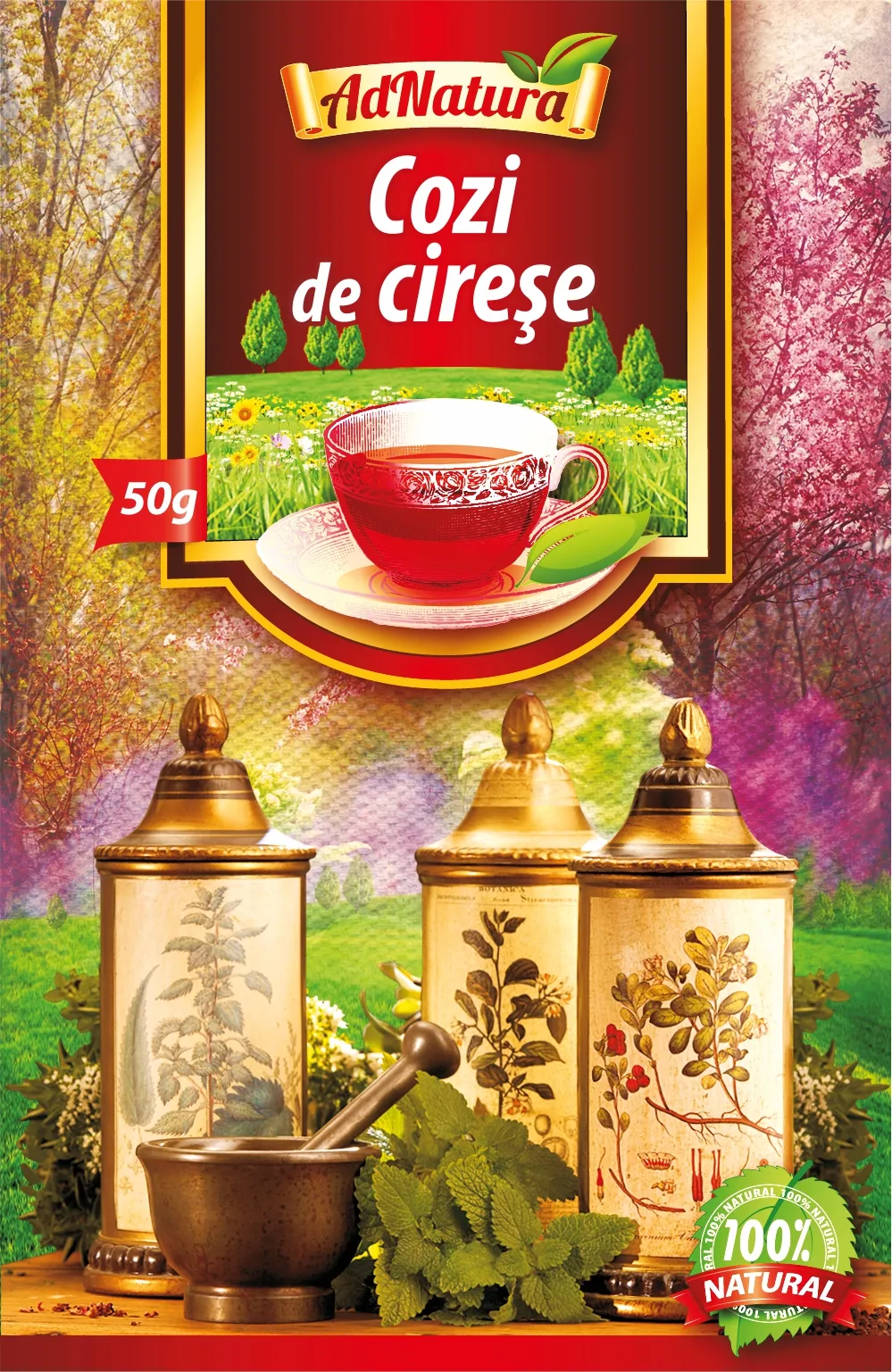 Ceai cozi cirese x 50g (Adserv)