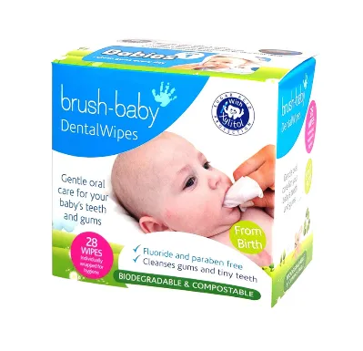 Brush Baby Servetele umede pentru igiena gingiilor si dintilor x 28 bucati