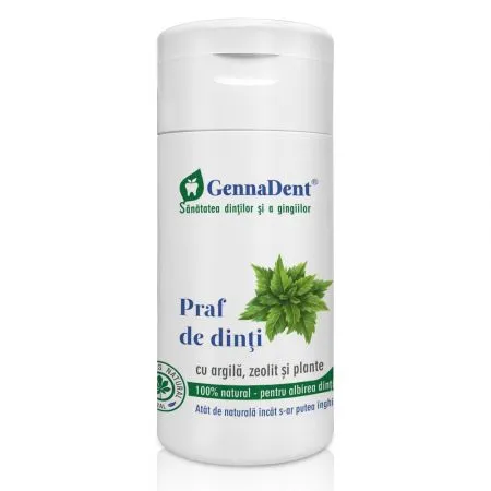 Praf de dinti GennaDent, 75 g, Vivanatura