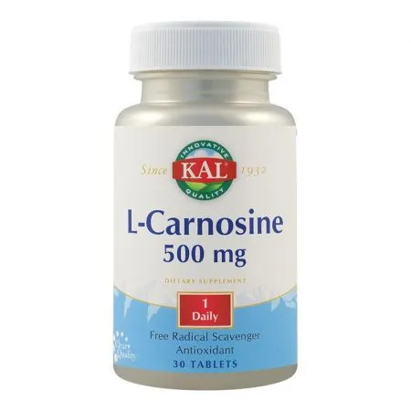 L-Carnosina 500mg Kal, 30 tablete, Secom