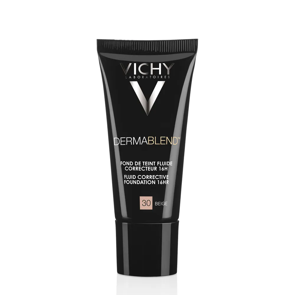 VICHY Dermablend, Fond de ten fluid corector (pete pigmentare, roseata, coloratii ale tenului) nuanta 30, 30 ml