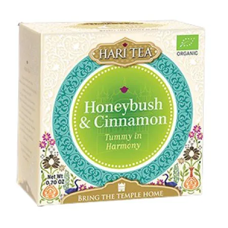 Ceai cu miere si scortisoara Honeyblush & Cinnamon eco, 10 plicuri, Hari Tea