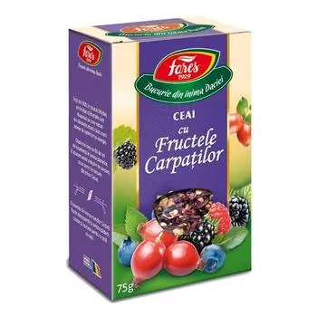 Ceai Fructele Carpatilor, 75g, Fares