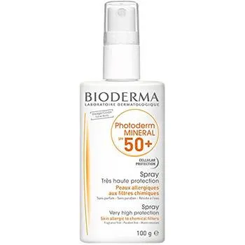 Spray protectie solara Photoderm Mineral, SPF 50+, 100g, Bioderma