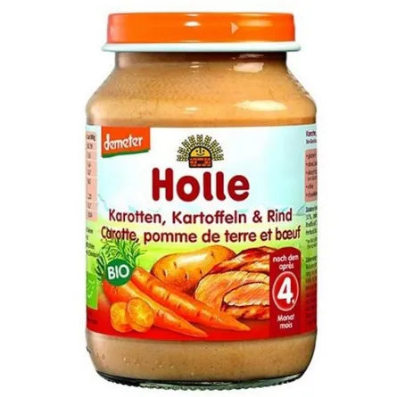 Holle Piure Morcov,Cartof si Vita 190gr.