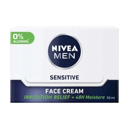 Crema pentru barbati Sensitive, 50 ml, Nivea