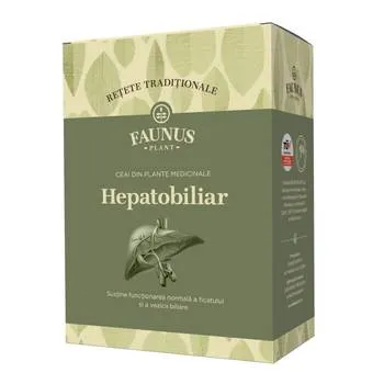 Ceai hepatobiliar pentru ficat gras Retete Traditionale, 180g, Faunus Plant