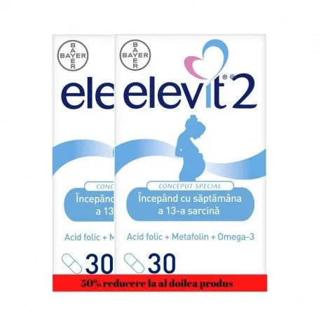 Pachet Elevit 2 1+1 50%