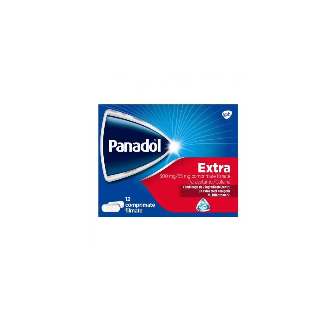 Panadol Extra, 12 comprimate, Gsk