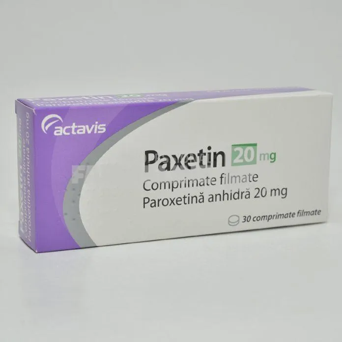 PAXETIN 20 mg X 30