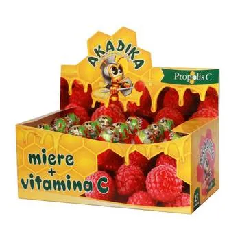 Acadele cu propolis, miere si vitamina C Akadika, 15 bucati, Fiterman