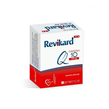 Revikard 100 cu coenzima Q10, 30 capsule