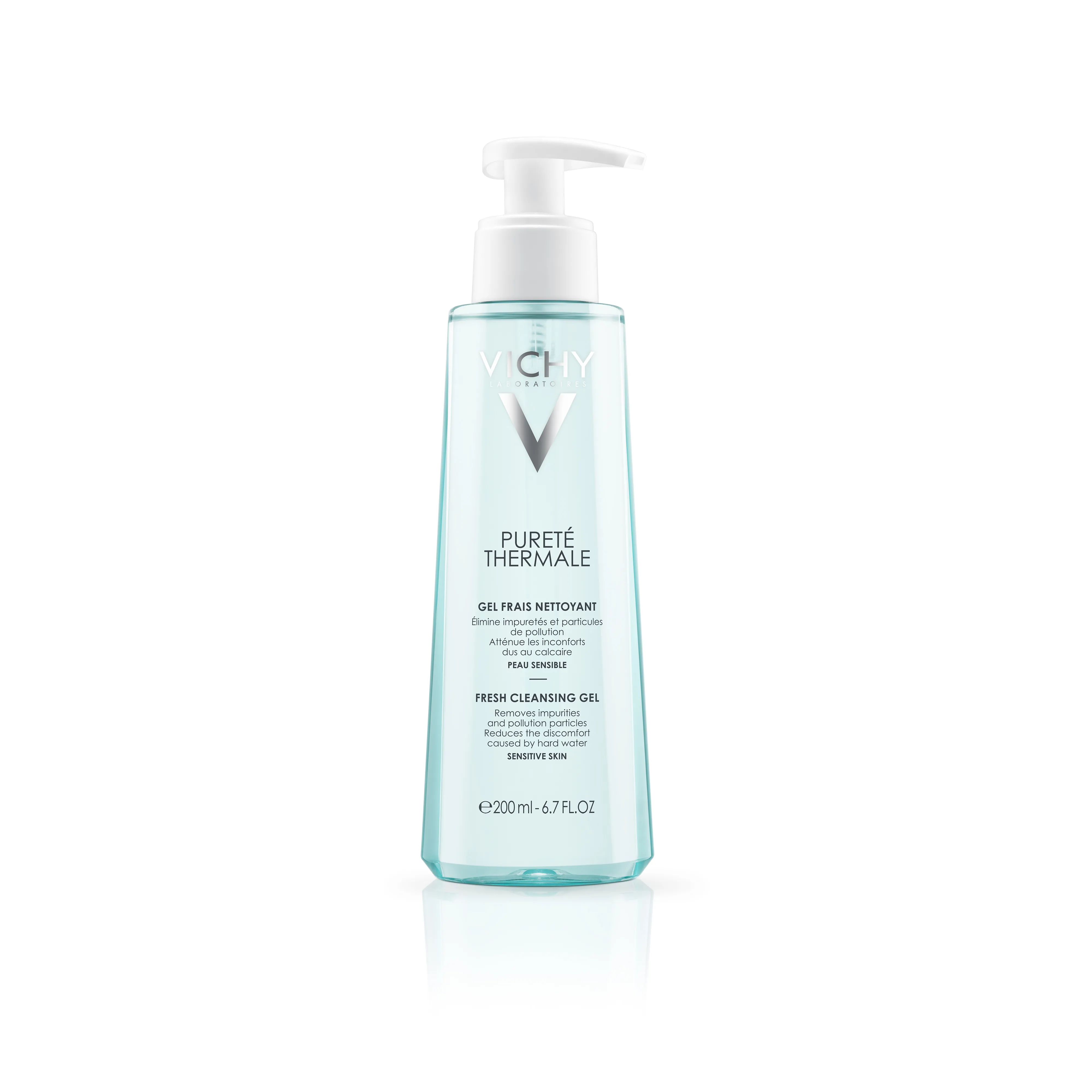 VICHY Purete Thermale Gel de curățare cu efect de prospețime, 200 ml