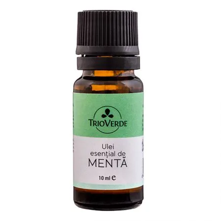 Ulei esential de Menta, 10 ml, Trio Verde