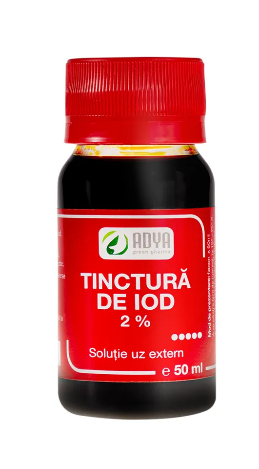 Tinctura de Iod 2% x 50ml - Adya Green Pharma