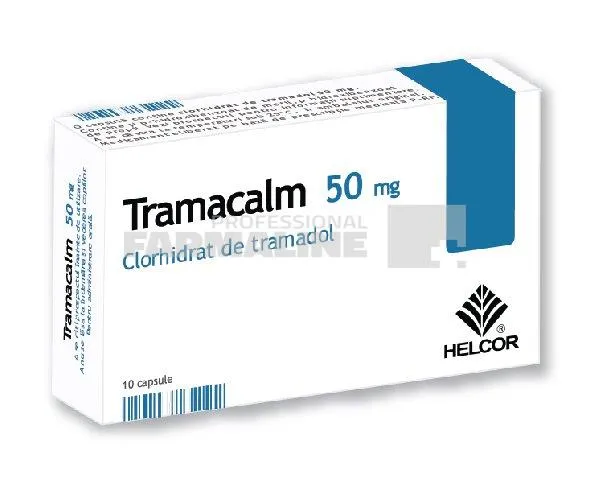 TRAMACALM x 10 CAPS. 50mg A.C. HELCOR PHARMA S