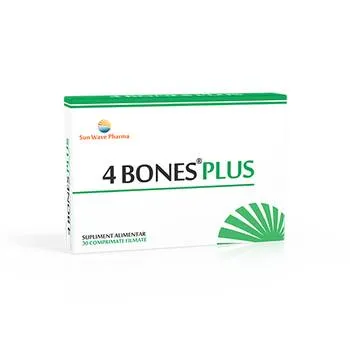 4 Bones Plus, 30 comprimate, Sunwave