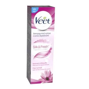 Crema depilatoare piele normala lotus si iasomie, 100ml, Veet