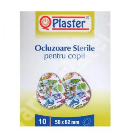 Ocluzoare pentru copii, 10 bucati, QPlaster