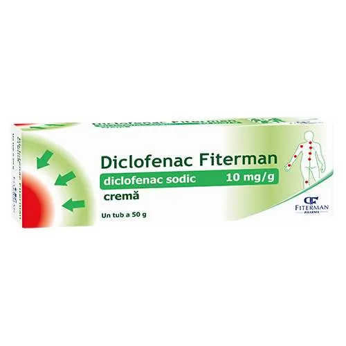 FITERMAN DICLOFENAC 10MG/G CREMA 50G