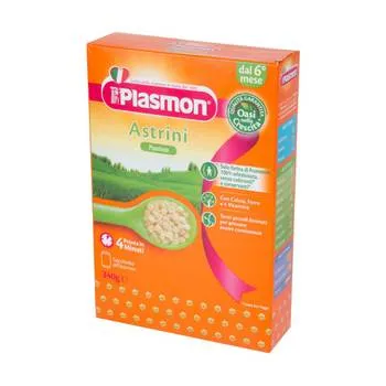 Paste floricele 5 luni+ Astrini, 340g, Plasmon