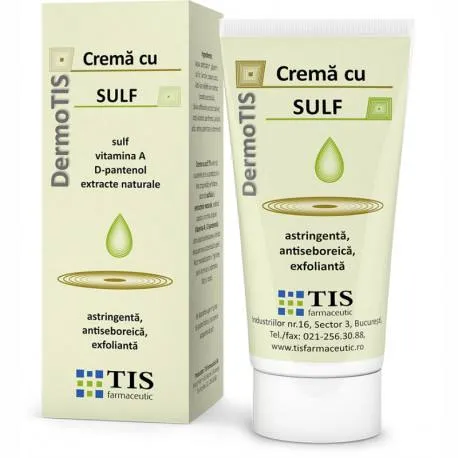 DermoTIS Crema cu sulf x 50 ml TIS