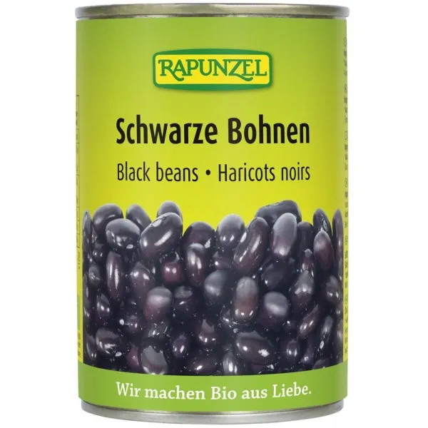 Fasole neagra BIO, 400g, Rapunzel