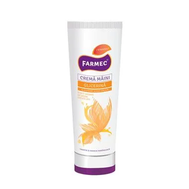 Farmec Crema pentru maini cu Glicerina si Vitamina E 40 ml