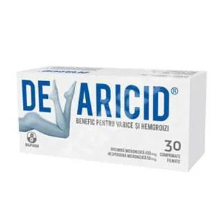 Devaricid . 30 comprimate, Biofarm