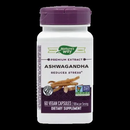 Ashwagandha SE 500mg Nature's Way, 60 capsule, Secom