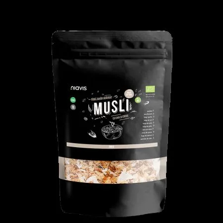 Musli bio cu chia si cocos, 200 g, Niavis