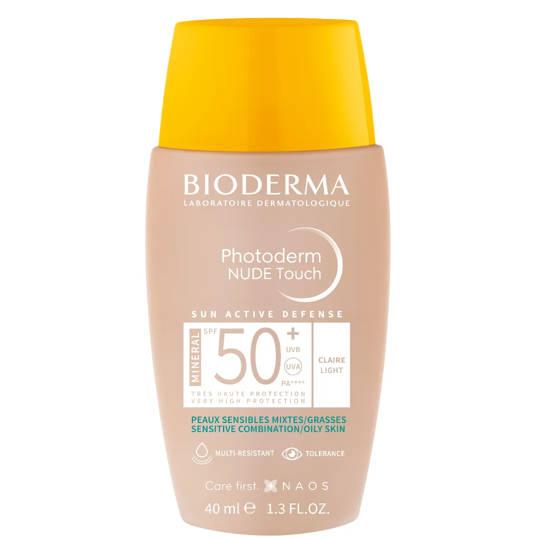 Bioderma Photoderm Nude Touch Mineral SPF50+ Deschis x 40ml