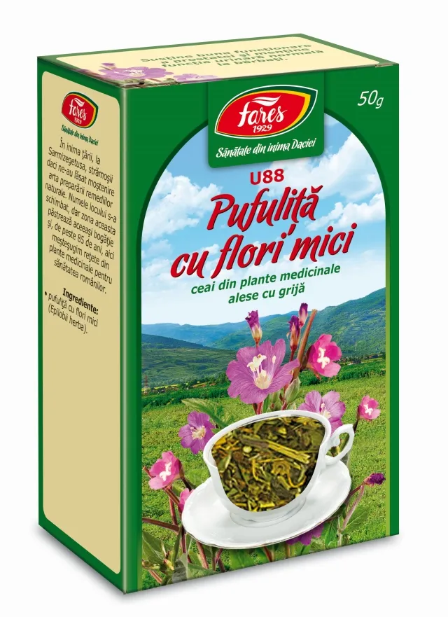 Ceai pufulita flori mici hb x50g (Fares)