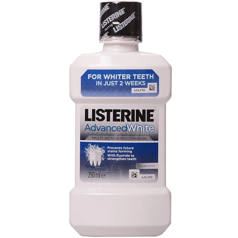 Apa de gura Advanced White, 250ml, Listerine