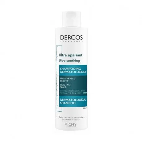 Vichy Dercos SHP ultra-calmant pentru par normal-gras, 200 ml