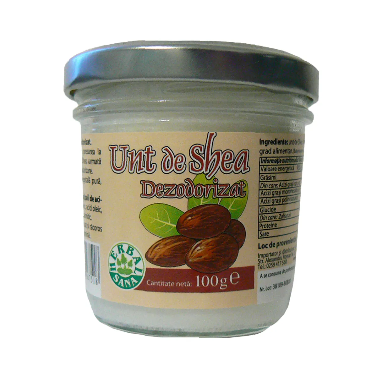 Herbavit Unt de Shea Dezodorizat 100g