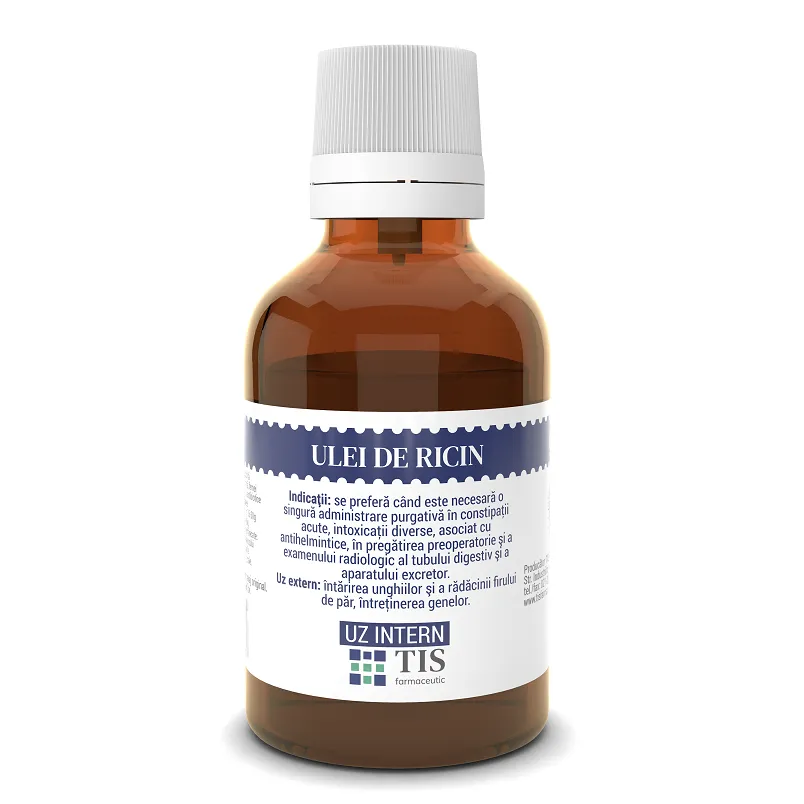 Ulei de Ricin, 25 ml, Tis Farmaceutic