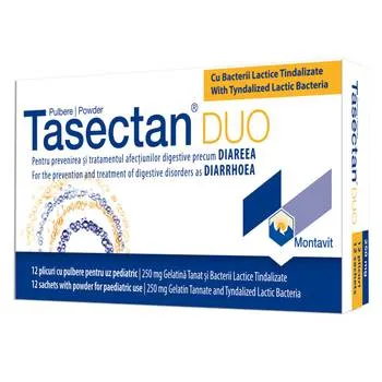 Tasectan Duo copii 250 mg, 12 plicuri, Montavit