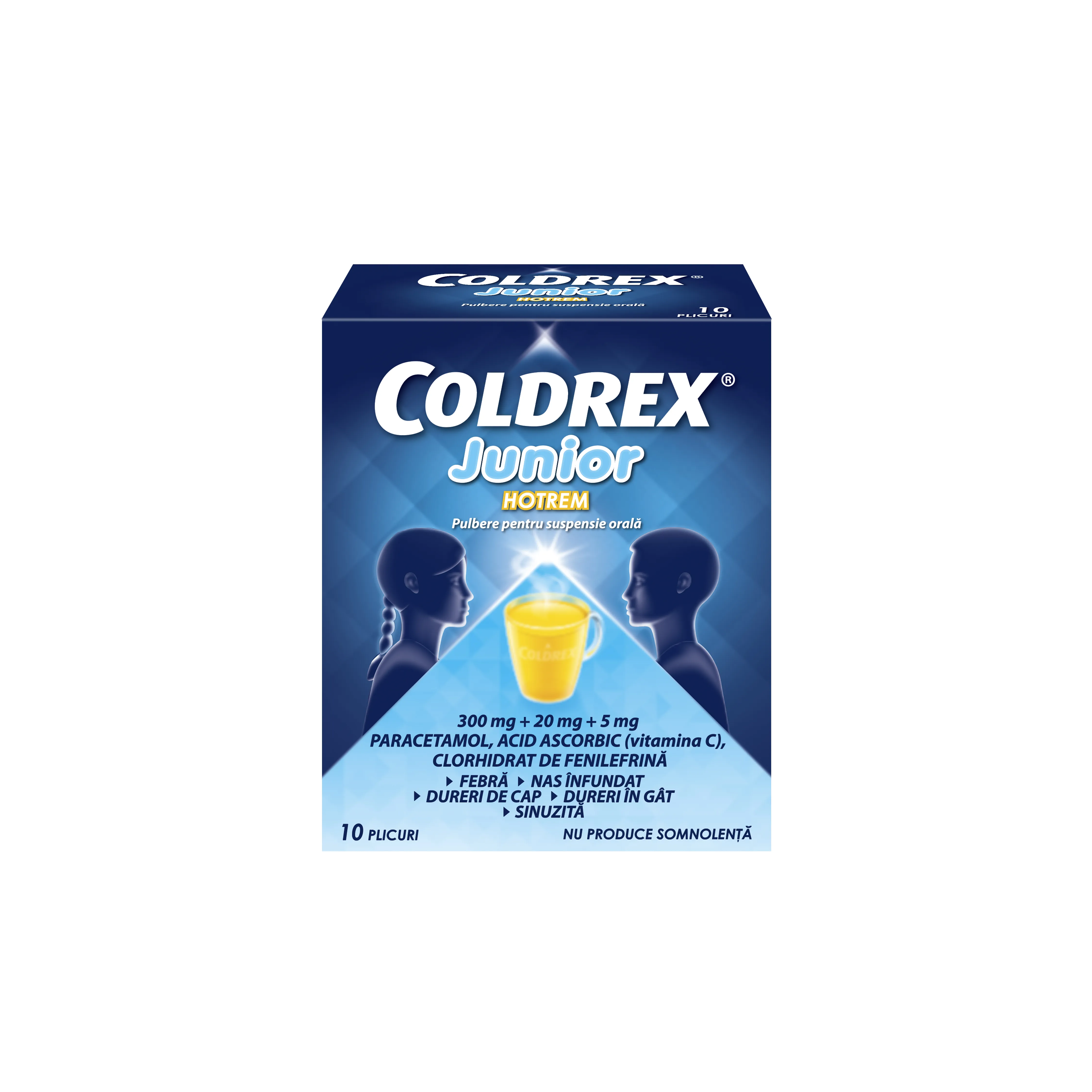 Coldrex Junior Hotrem, 10 plicuri, Perrigo