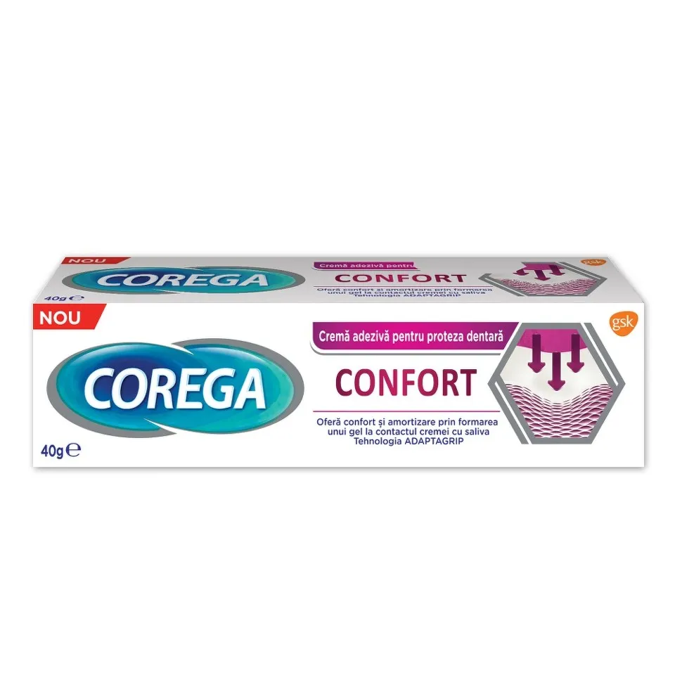 COREGA CONFORT CREMA ADEZIVA 40G