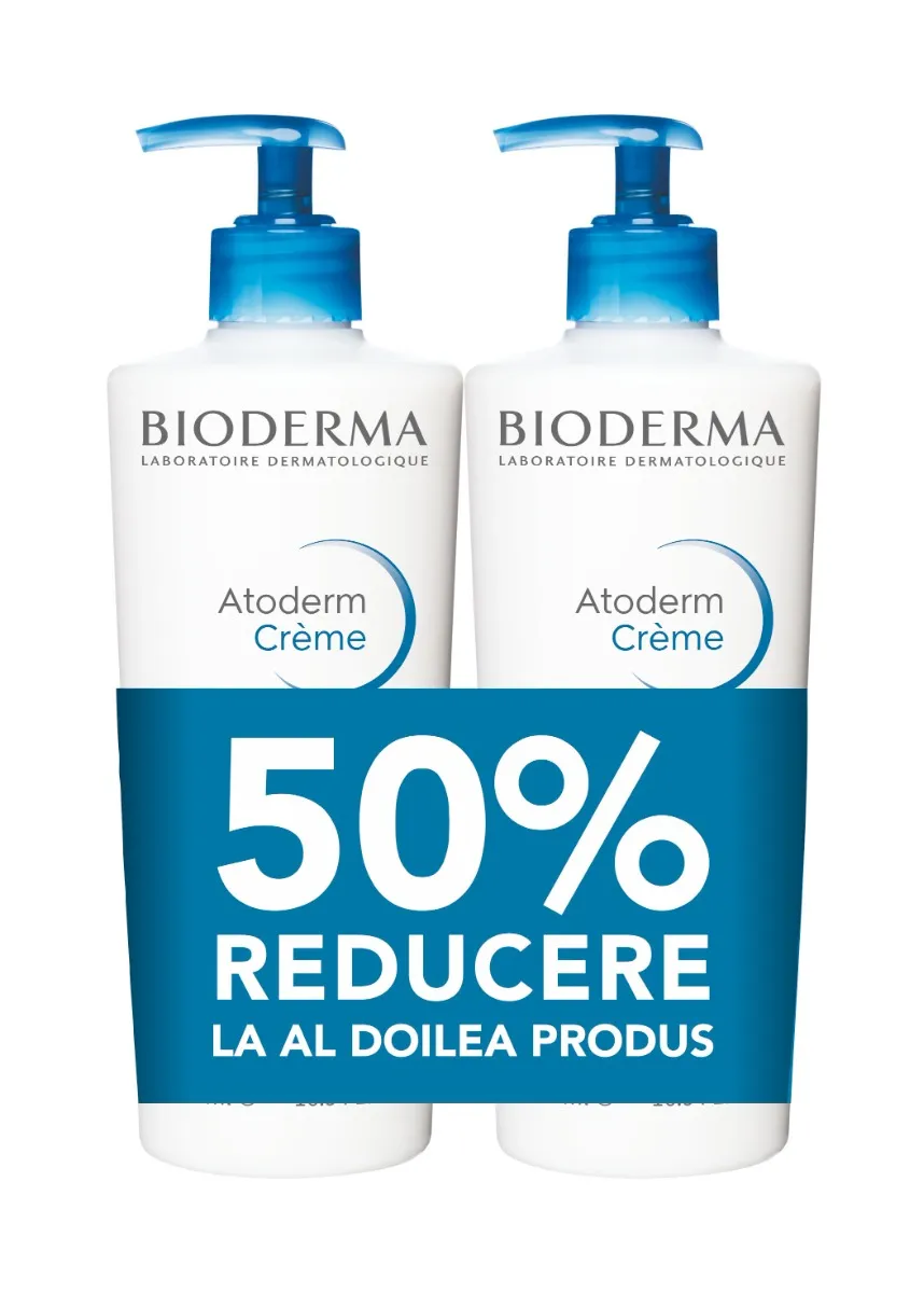 Bioderma Atoderm crema parfumata x 500ml (1+50% reducere)
