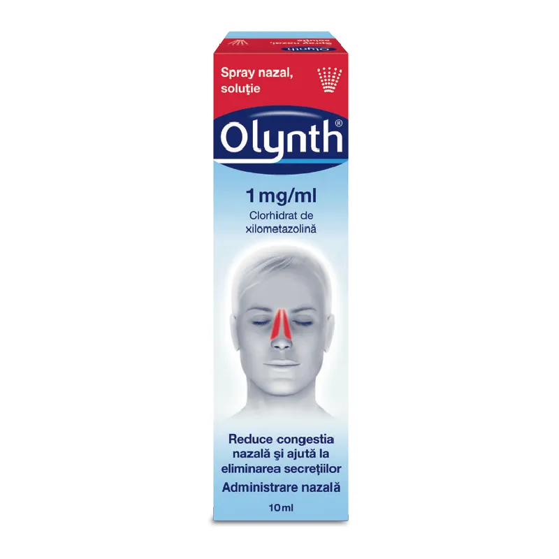 Spray nazal solutie, Olynth 1 mg, 10 ml, Johnson & Johnson