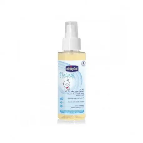 Chicco Natural Sensation Ulei pentru masaj, 100 ml, 0luni+