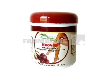 Exovari Crema pentru picioare obosite si varicoase cu Extract de Castane 250 ml