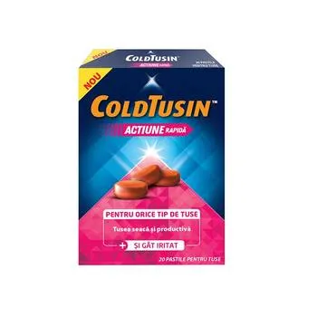 ColdTusin actiune rapida, 20 pastile, Perrigo