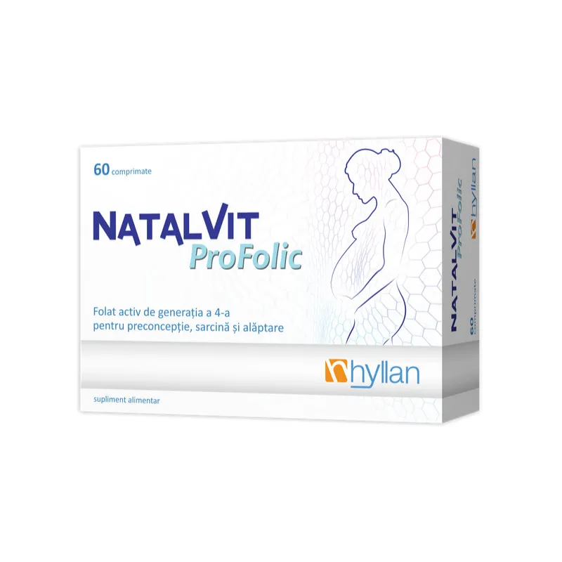 HYLLAN NATALVIT PROFOLIC 60 COMPRIMATE