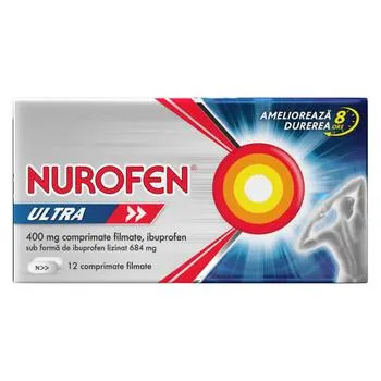 Nurofen Ultra 400mg, 12 comprimate filmate, Reckitt Benckiser