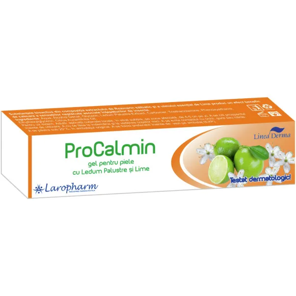 PROCALMIN GEL PT PIELE CU LEDUM PLASTURE SI LIME 40G